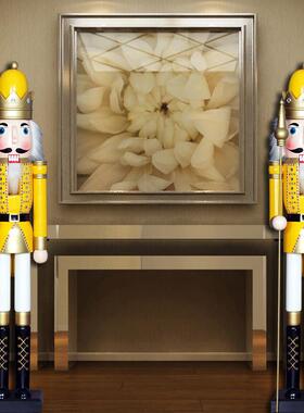 欧式胡桃夹子木偶兵 摆设 创意酒柜电视柜客厅摆件家居装饰品礼物