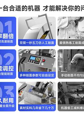 商用刀削面机全自动小型台式数控单双刀削面机器人电动不锈钢