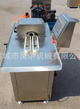 304不锈钢手摇半自动腊肠扎线机 裁线剥皮绕线环形绕线扎线机