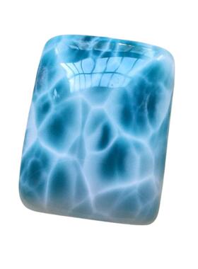 海纹石方牌吊坠拉利玛无事牌项坠锁骨链坠挂件规格39.9*30.2*11.3