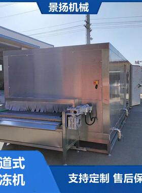 大型商用隧道式速冻机水饺包子速冻设备馒头花卷面食速冻机厂家