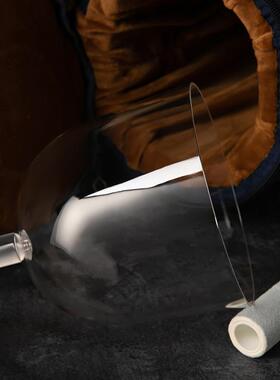 手持水晶钵透明45678寸佛音碗冥想减压冥想静心减压采耳打击乐器