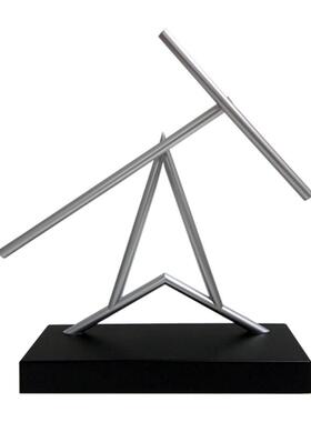 牛顿摆钢铁侠混沌摆永动机摆件高档创意商务礼品家居反重力模型