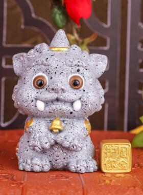 工艺品办公室国潮谛听装饰摆件