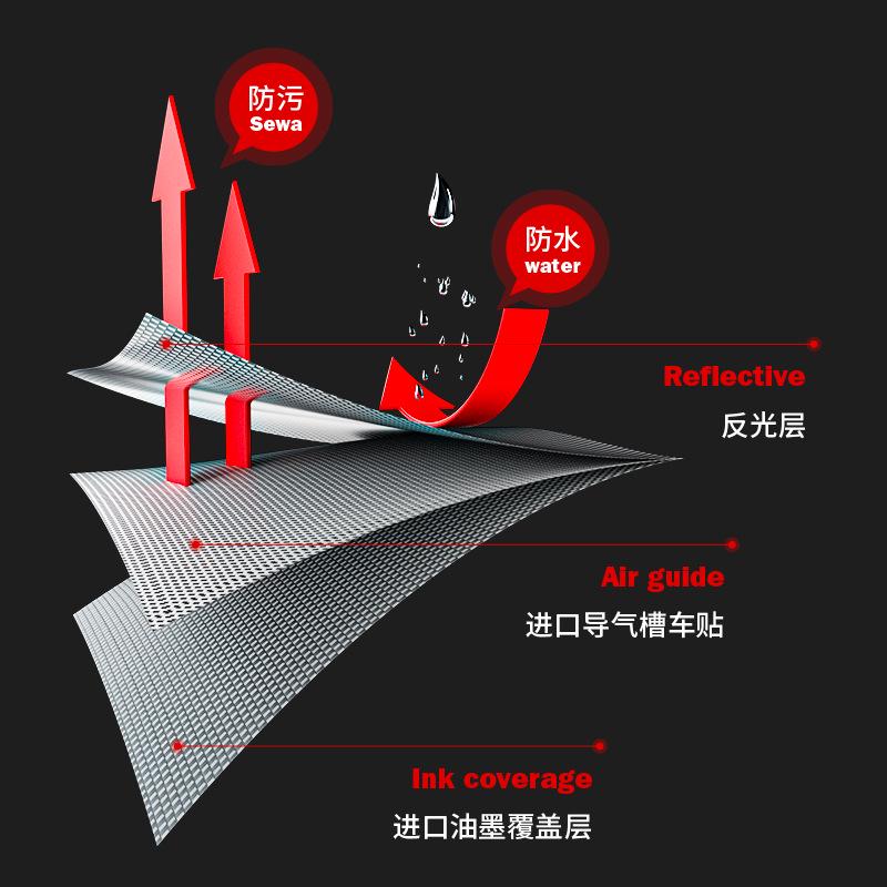 贴批发保护贴纸耐水山地公路车架贴纸 夜间反光跨境厚膜自行车车 - 图2