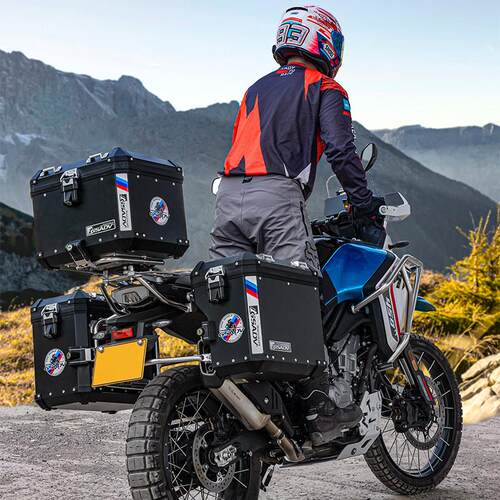 GSADV适用春风450MT护杠三箱边箱尾箱不锈钢保险杆改装配件原厂 - 图3