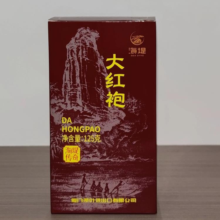 厦门海堤大红袍茶叶AT103A浓香型125g/罐装武夷岩茶乌龙茶大红袍-图3