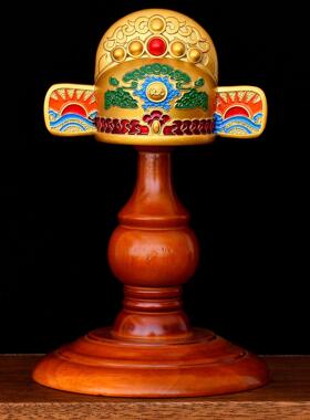 黄铜摆件书帽桌创件E234C-1状元状摆到黄意铜