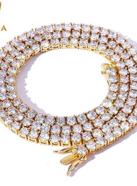 Hip Hop Jewelry Zircon Necklace Men