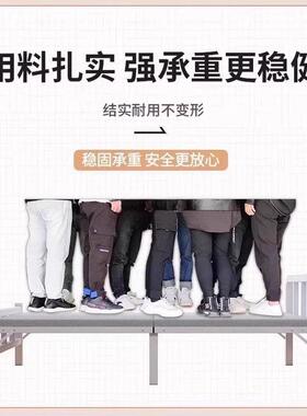 折叠床单人床家用午休小床成人简易出租屋1米2便携双人床硬板铁床