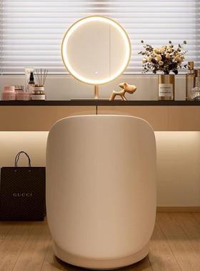 旋转梳妆化妆凳家用梳妆台卧室简约圆凳靠背网红客厅化妆凳子椅子