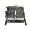 Electric heating two bream grill machine small fish pancake machine snack equipment commercial large opening double fish grill machine business stall