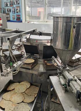福通直销自动生产加热温度和时间可调加热板可定制大产量焦饼设备