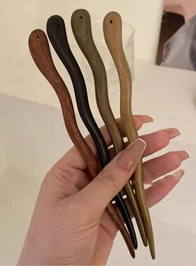 Chinese Style Elegant Wood Hair Stick For Women Girl Hairp S