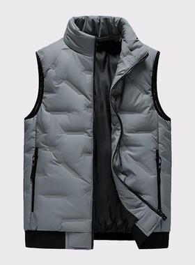 Y 76141 Winter Men's Vest Padded Vest 加厚羽绒棉马甲