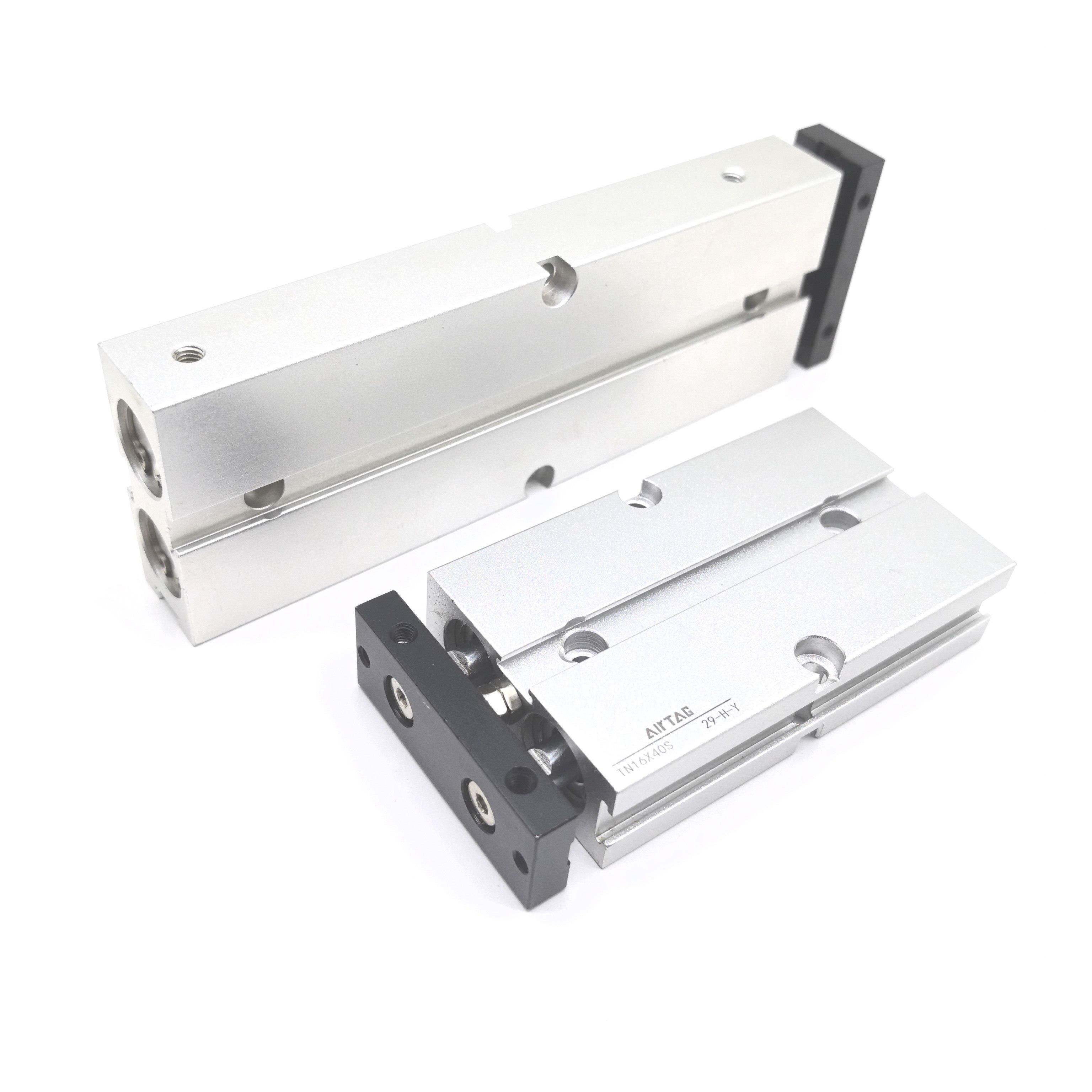 亚德客 TN10X10S TN16X20S TN20X30S TN25X40S TN32X50S 双轴气缸 - 图0