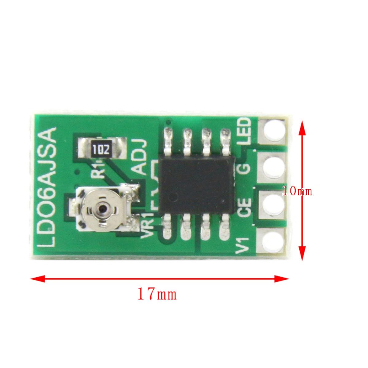 Dc3.3V/3.7V/5V Led灯头驱动器30Ma-1500Ma恒流可调模块Pwm控制板 - 图2