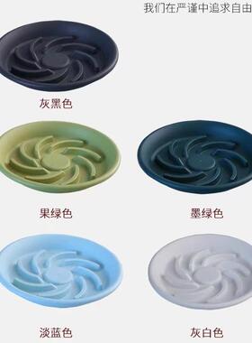加厚花盆托盘垫底塑料加深沥水大号移动透气圆形小花盆底座大托盘