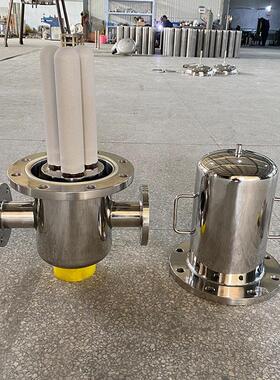 不锈钢304食品除菌过滤器压缩空氮气除水除油蒸汽过滤器