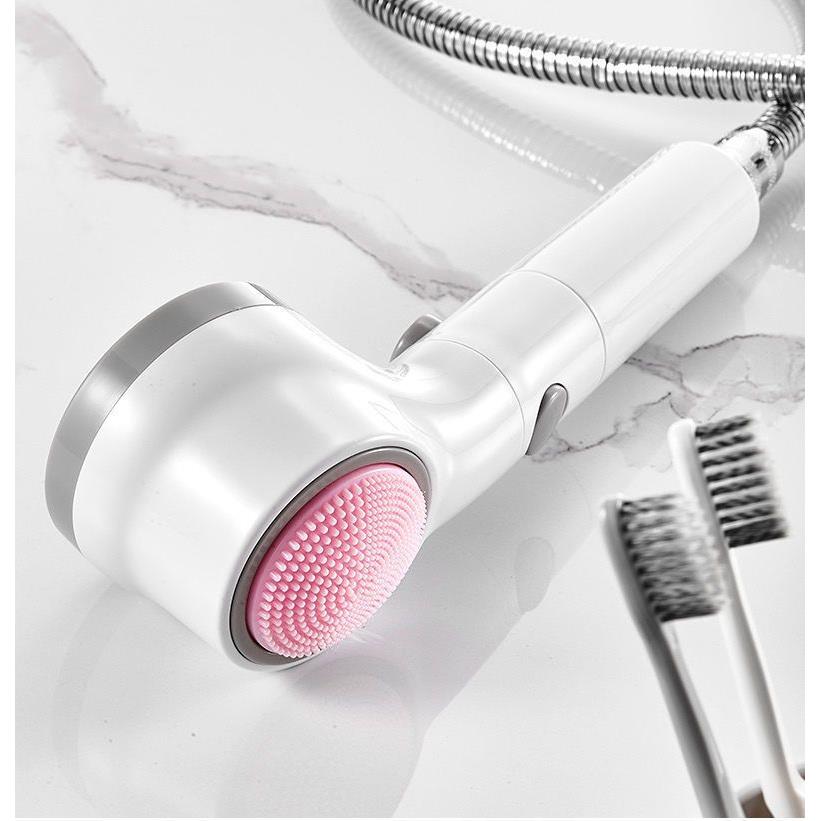 韩式开关三挡净水过滤带滤芯花洒喷头手持增压热水器花洒头莲蓬头 - 图0