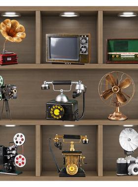 南洋风复古饰品ltao1000摆件仿装古书架摆设景布场置708年代感怀