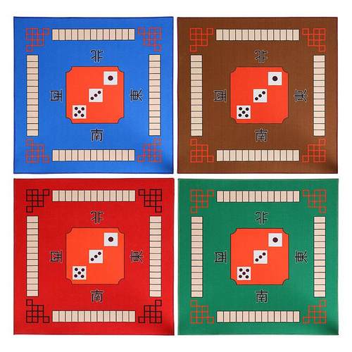 桌布棋牌室方形麻将手搓家用桌布棋牌室桌布台面桌垫降噪四方消音 - 图1