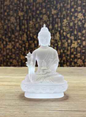 新款古法琉璃药光供师佛摆件药师琉如璃来七佛像家居摆设养厂价直