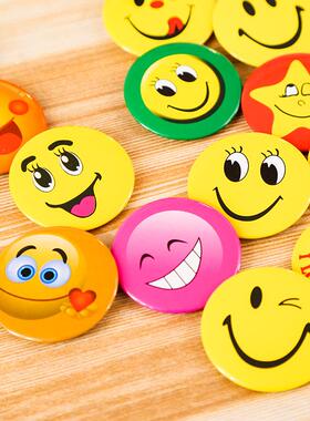 Smiley Face Pin Badges, Metal Enamel Pins, Cartoon Expressio