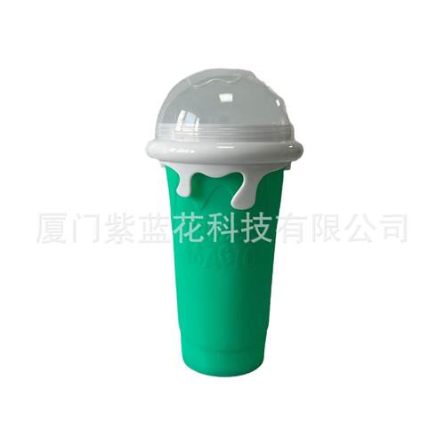 slushy cup 创意夏天便携解渴硅胶冰沙杯制冰杯网红捏捏杯 - 图2