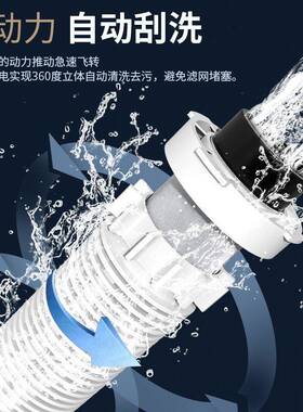 跨境供应Pre Filter前置过滤器自动反冲洗活接头全屋通用净水器