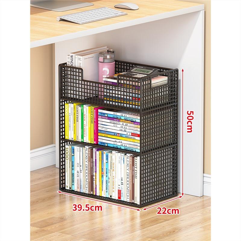 办公室置物架可移动桌下文件收纳柜桌面文件架子落地放书包小推车 - 图2