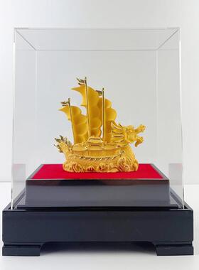 2026一帆风顺帆船龙船摆件领航舵家居客厅公司办公室店铺开业乔迁