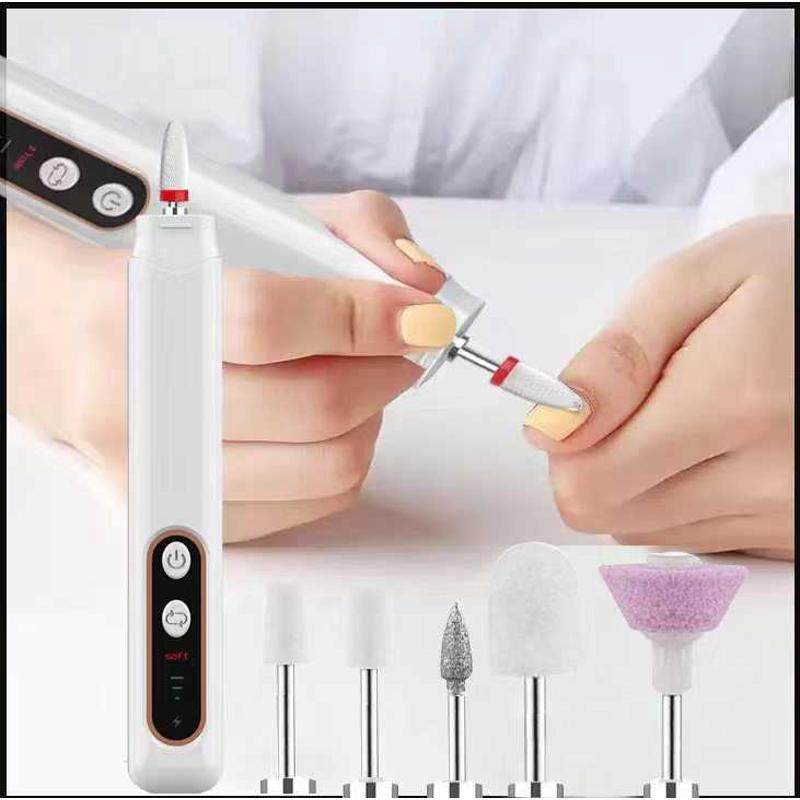 便携式电动磨甲器多功能指甲打磨笔修甲磨甲机美甲打磨机工具套装,淘宝优惠券,粉丝福利购,淘宝优惠卷