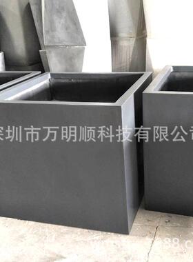 广东厂家批正方形耐用特大玻璃钢树池市政圆林大号花箱