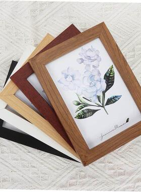 Nordic simple wooden photo frame square picture frames 相框