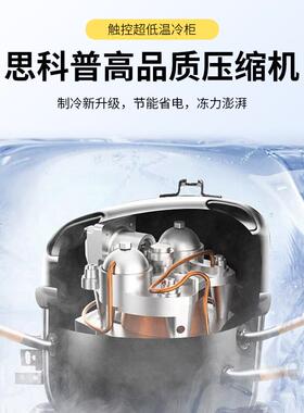 驰雪商用超低温冰柜-80度实验室科研速冻柜负60度海鲜金枪鱼冰箱