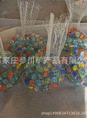 玩花心玻1011璃弹珠16璃mm四花玻四瓣花心具玻璃球拍拍乐游戏球玻