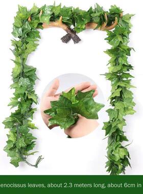 1Pcs 230cm green silk artificial Hanging ivy leaf garland pl