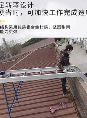 猎雕铝合金光伏板升降机玻璃门窗转弯轨道吊机光伏板电动便携卷扬