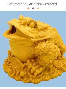 喷水金蟾蜍家用流水摆件水槽水缸专用吐水流水茶台石槽搭配水泵用