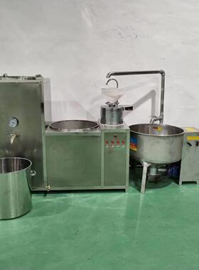 不锈钢气动压榨豆腐机操作简的豆腐加工设备做豆腐的设备豆浆机