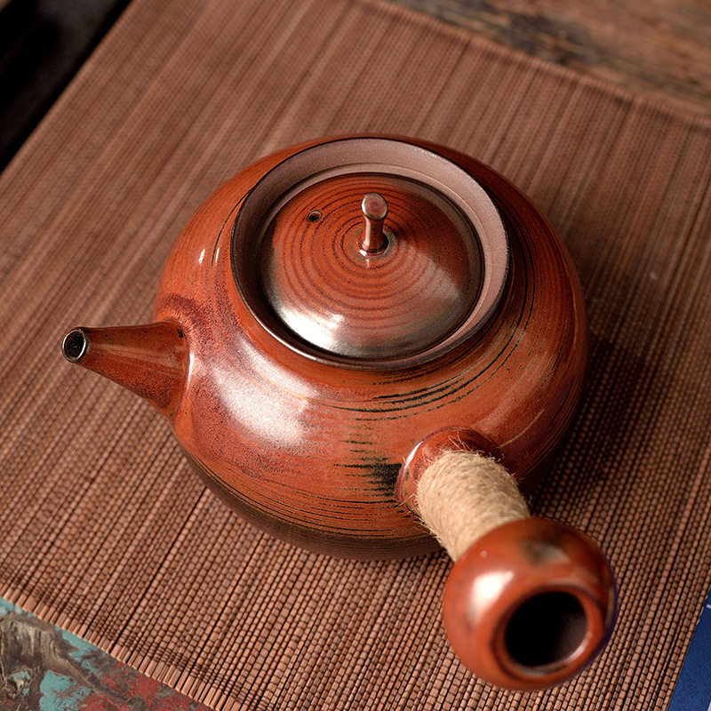 创意窑变色耐热炭炉砂铫壶烧水壶围炉煤碳炉煮茶壶朱泥泡茶器家用,淘宝优惠券,粉丝福利购,淘宝优惠卷