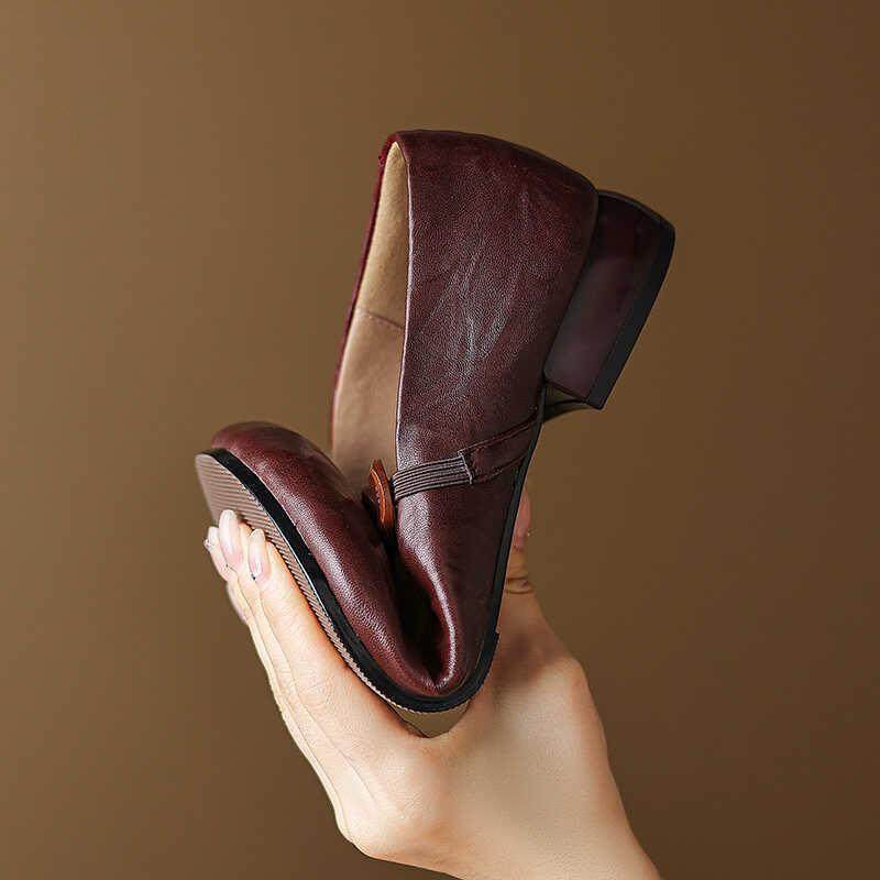 法式复古一字带浅口玛丽珍鞋女复古配裙子单鞋软底豆豆鞋定制,淘宝优惠券,粉丝福利购,淘宝优惠卷