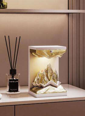 日照金感山香熏摆件卧室氛围灯几床头柜品高级边桌面装饰AKD6701
