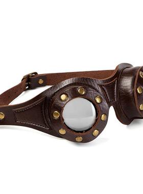 GEARDUKE 蒸汽朋克工业复古眼镜 万圣节抖音主播哥特风风镜配饰