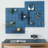 Less is more KUR!O storage rack wall colored perforated board designer home wall module storage rack