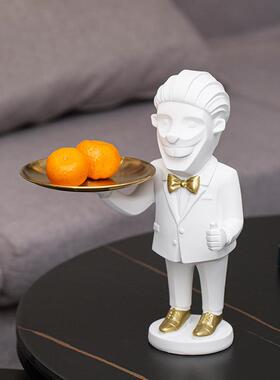 新款直销北欧创意猴子先生客厅桌面玄关进门口钥匙收纳家居装饰品