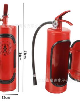 新款直销跨境爆款男士创意灭火器储酒盒家具壁挂装饰金属工艺品酒