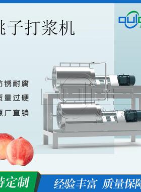 源头工厂桃子速打浆机食品级果蔬打浆分离一体机