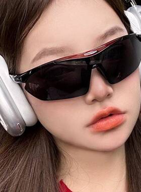 杰米0089/8052炫彩太阳镜运动跑酷女户外骑行眼镜运动潮流镜